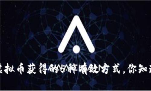 2023年虚拟币获得的5种有效方式，你知道哪几种？