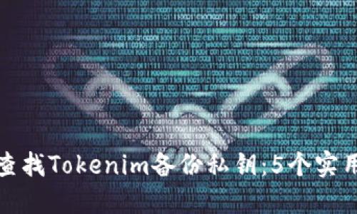 如何查找Tokenim备份私钥：5个实用技巧